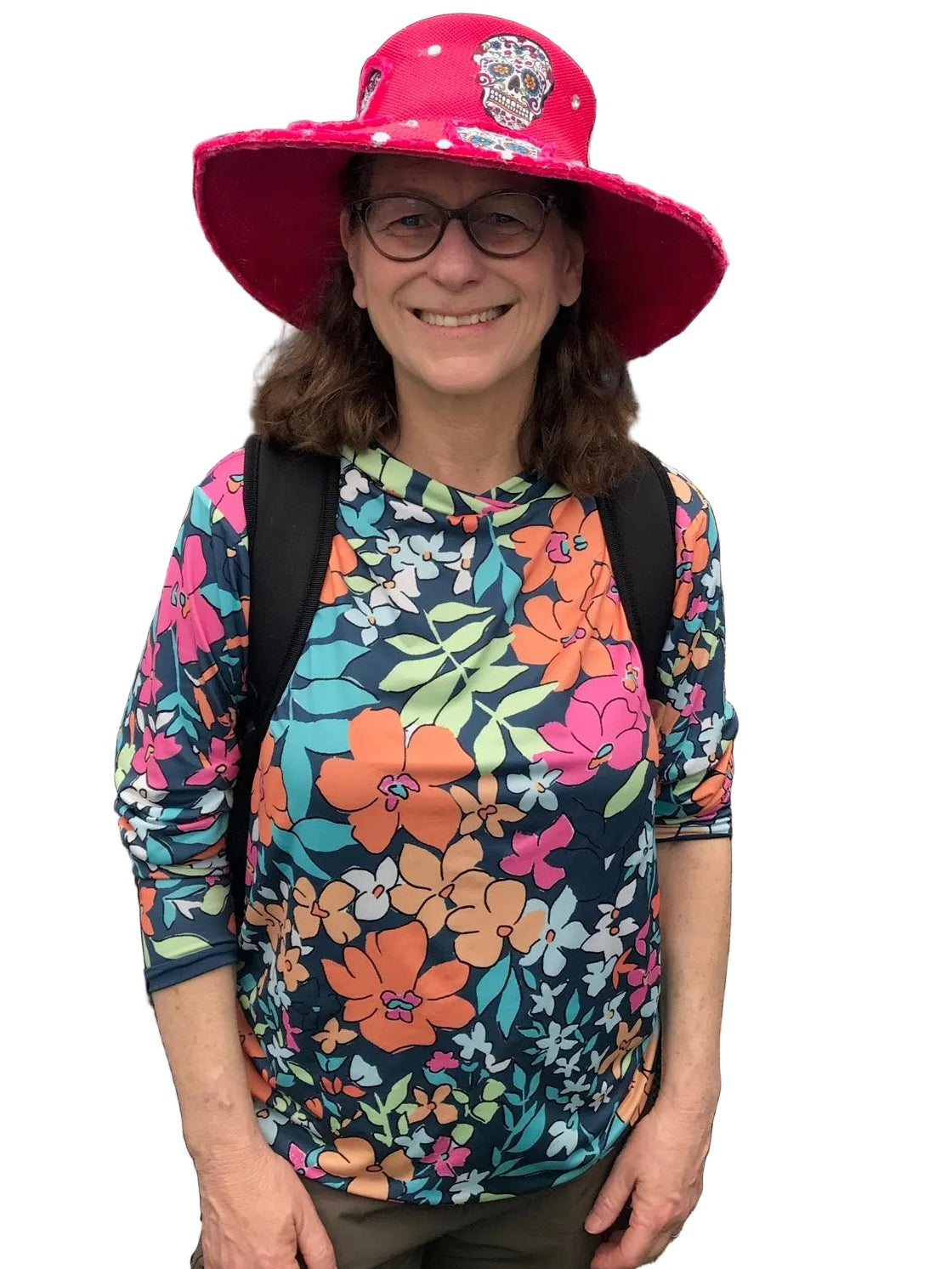 bolero hat in fuchsia