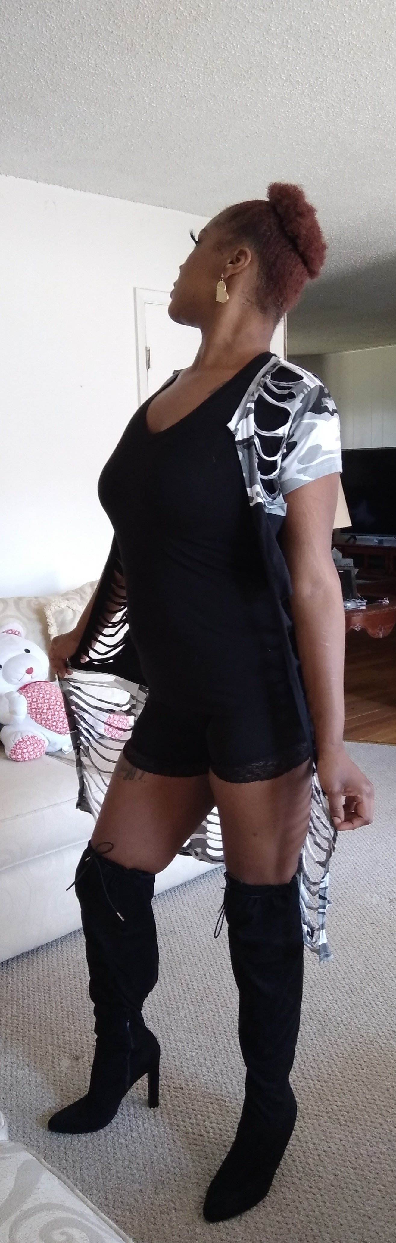 SHRED.... SHORT SLEEVE... CAMO..FULL LENGTH