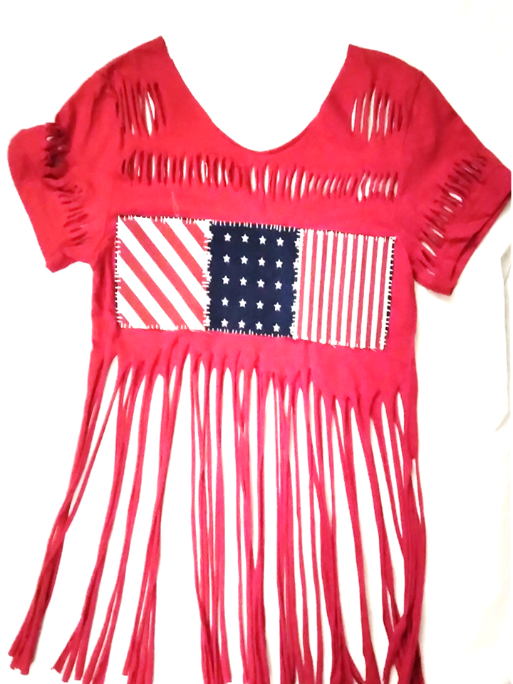 Patriotic t-shirts .....Shreds series for the 4th of July