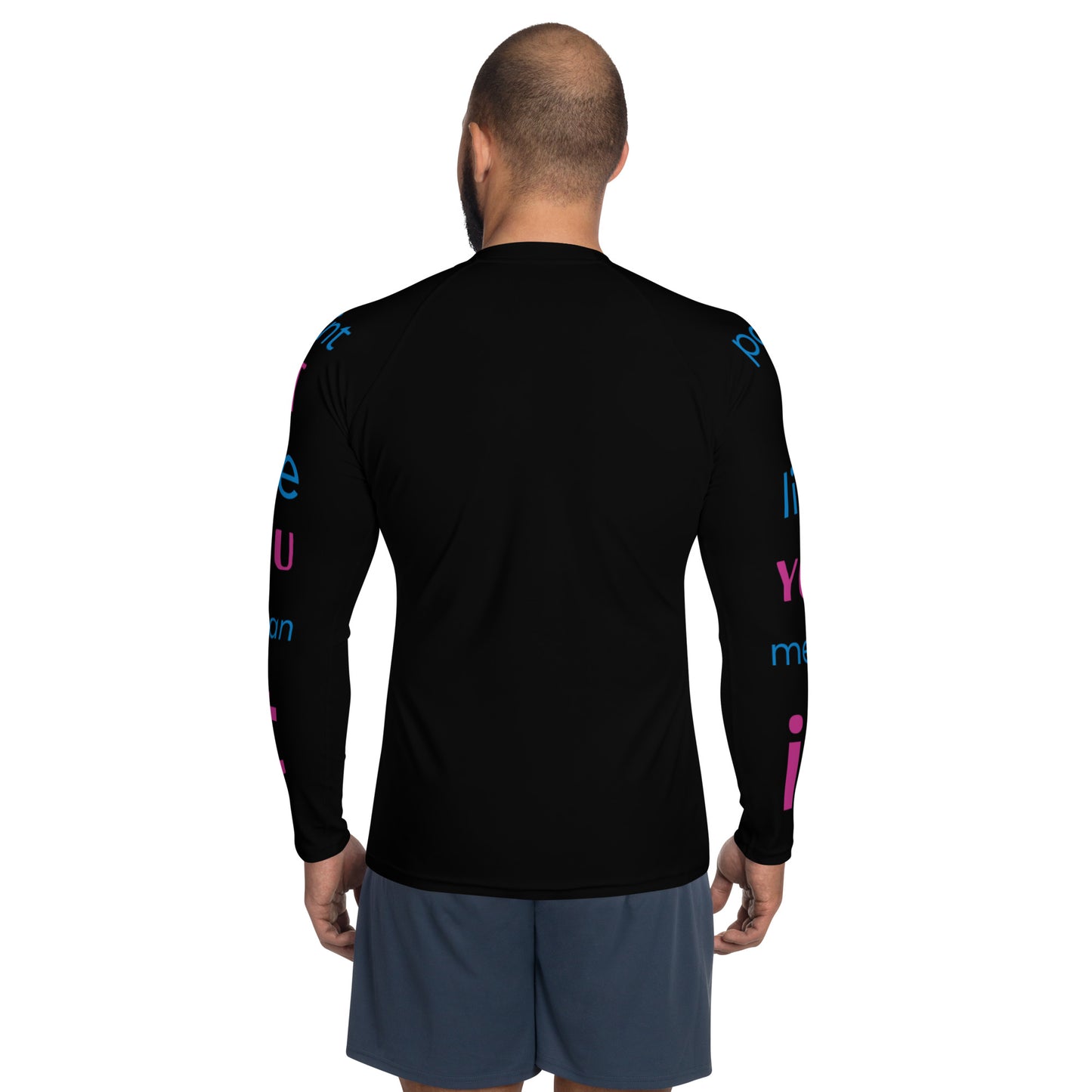 Men's Rash Guard..c.acid design