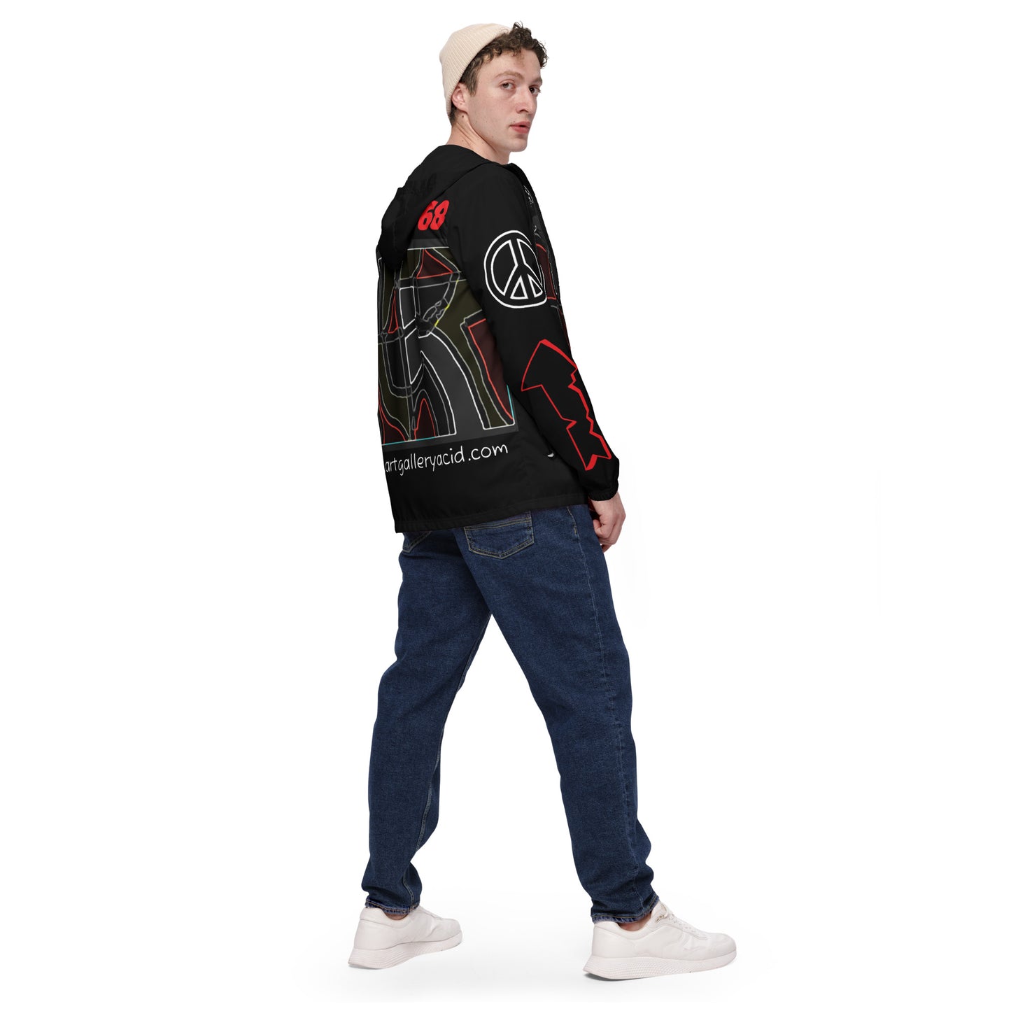 Men’s windbreaker....designed by c. acid