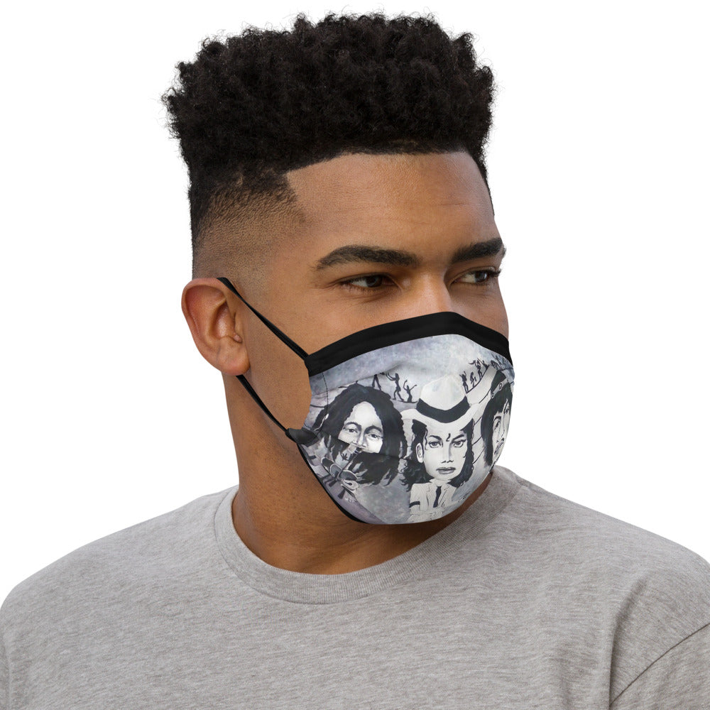 Premium face mask.....Jam Session ...designed by c. acid