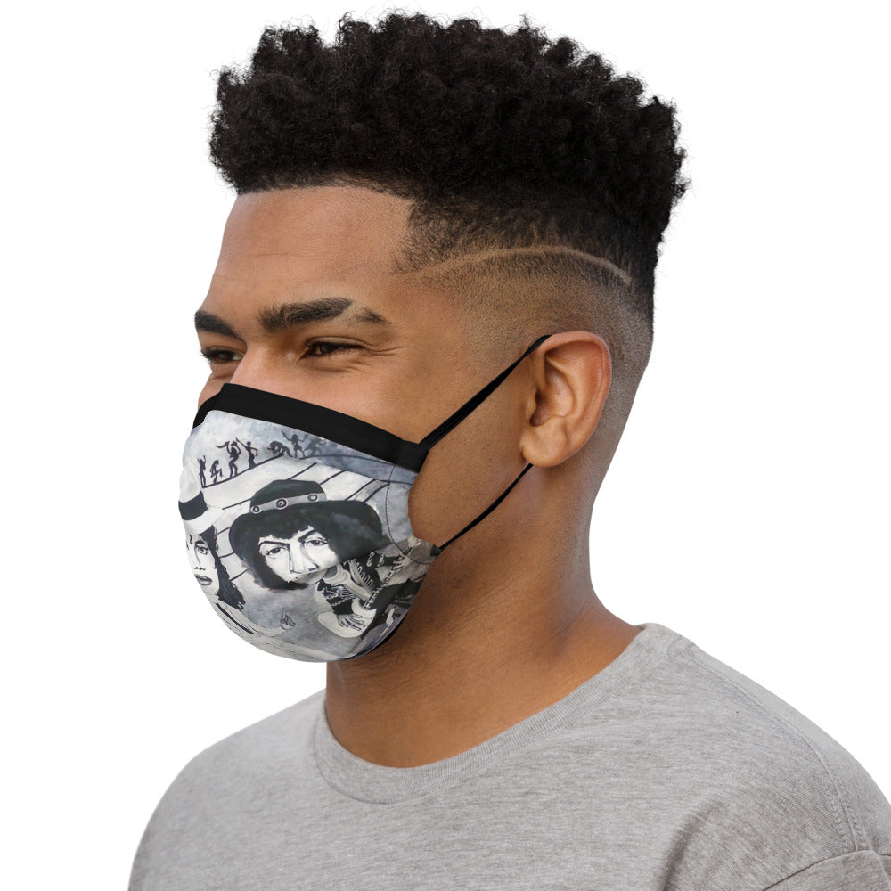 Premium face mask.....Jam Session ...designed by c. acid