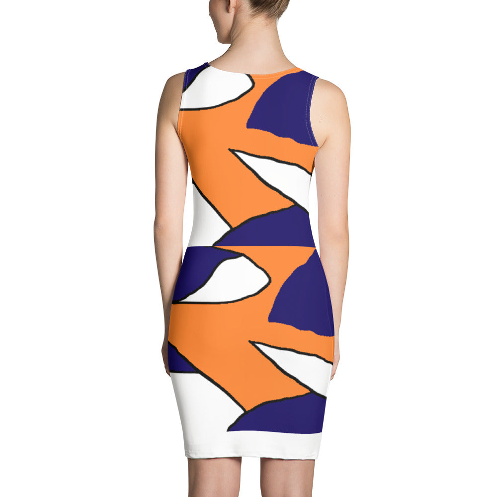 Sublimation Cut & Sew Dress designed by c. acid