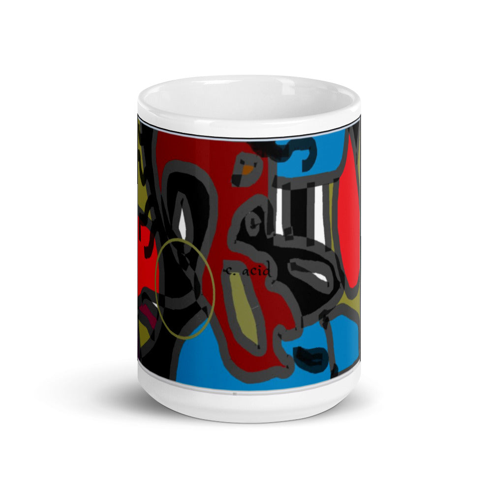 Mug designed by c. acid