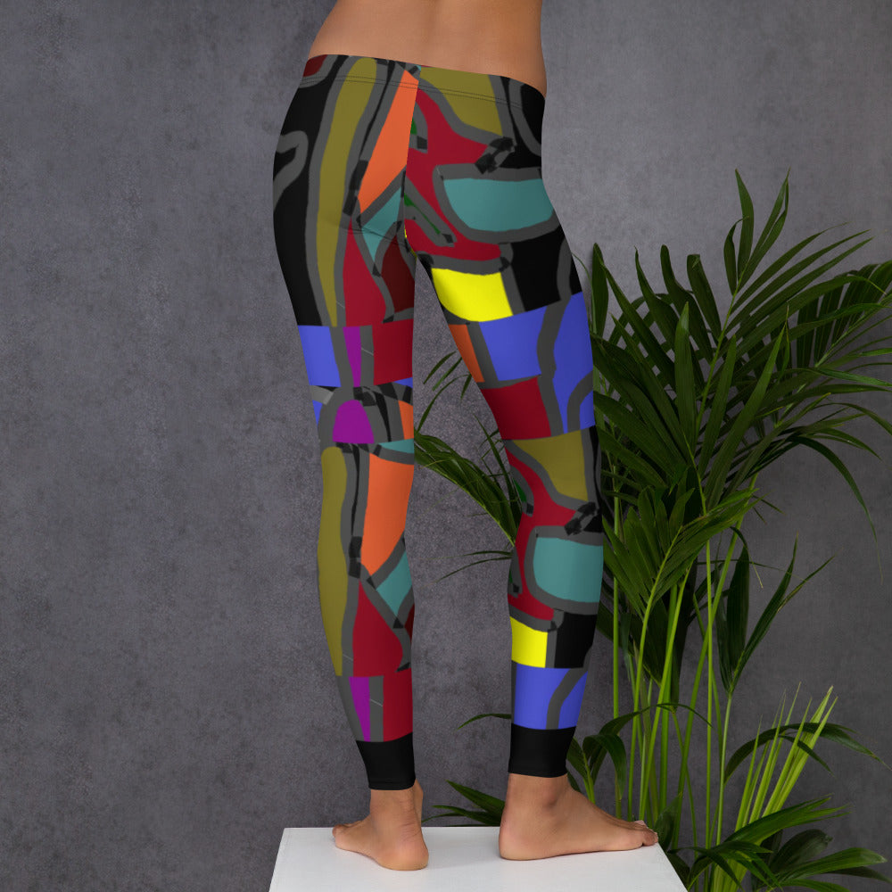 Leggings designed by c. acid