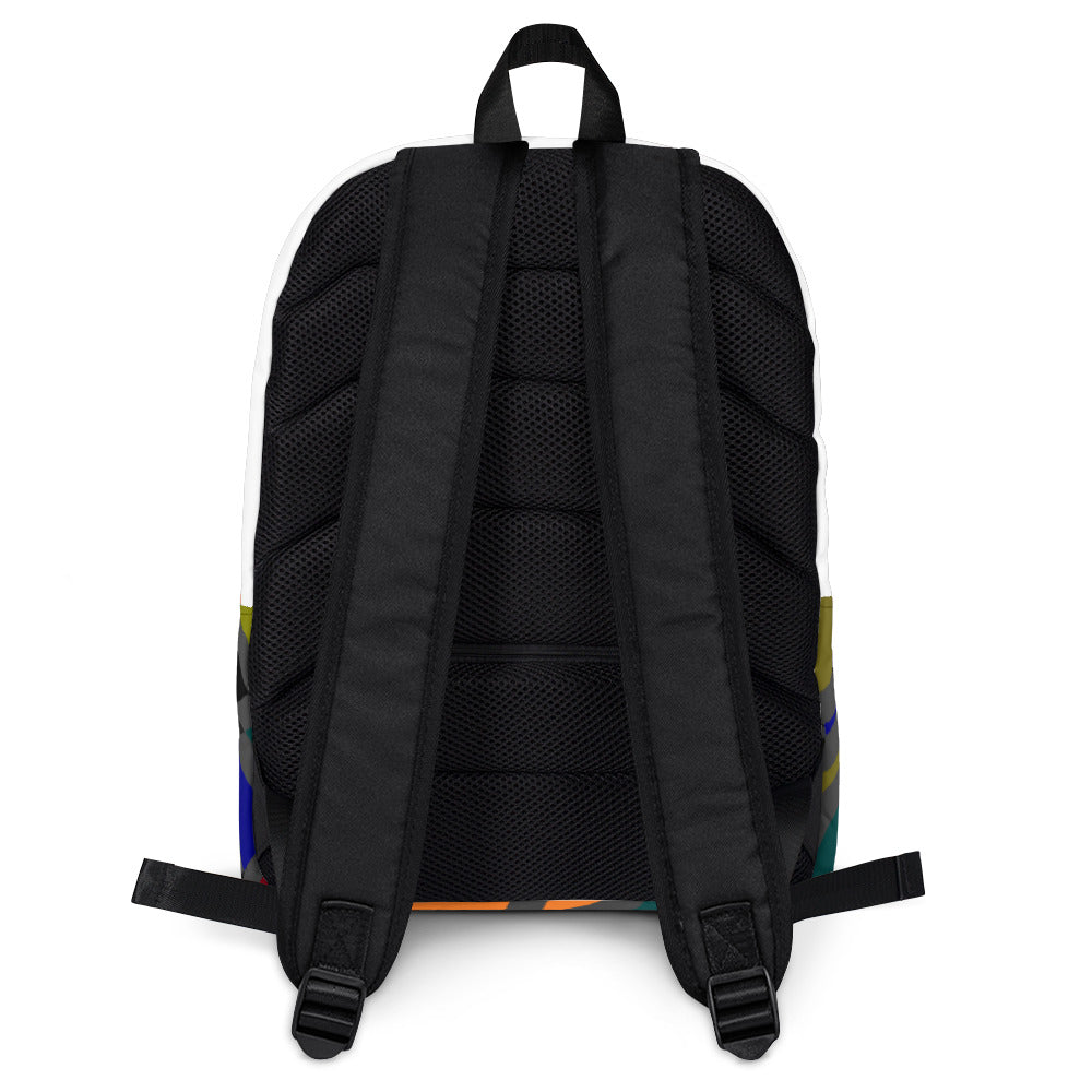 Backpack designed by c. acid