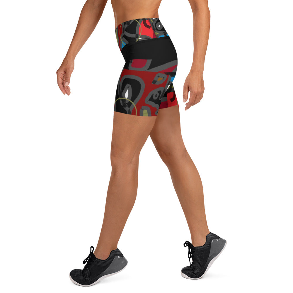 Yoga Shorts designed by c. acid