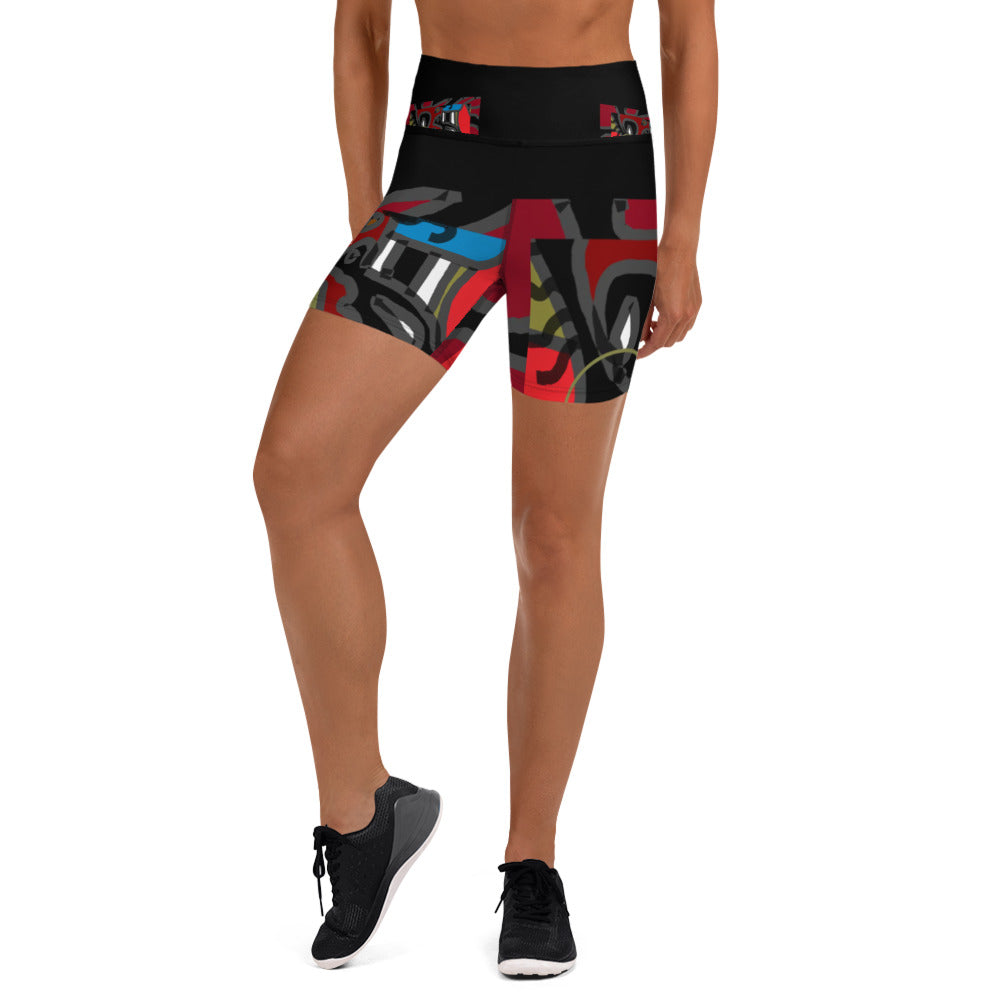 Yoga Shorts designed by c. acid