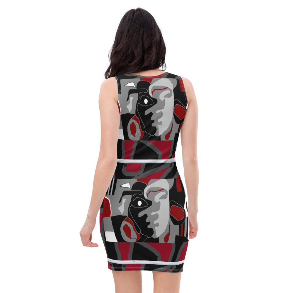 Sublimation Cut & Sew Dress designed by c. acid