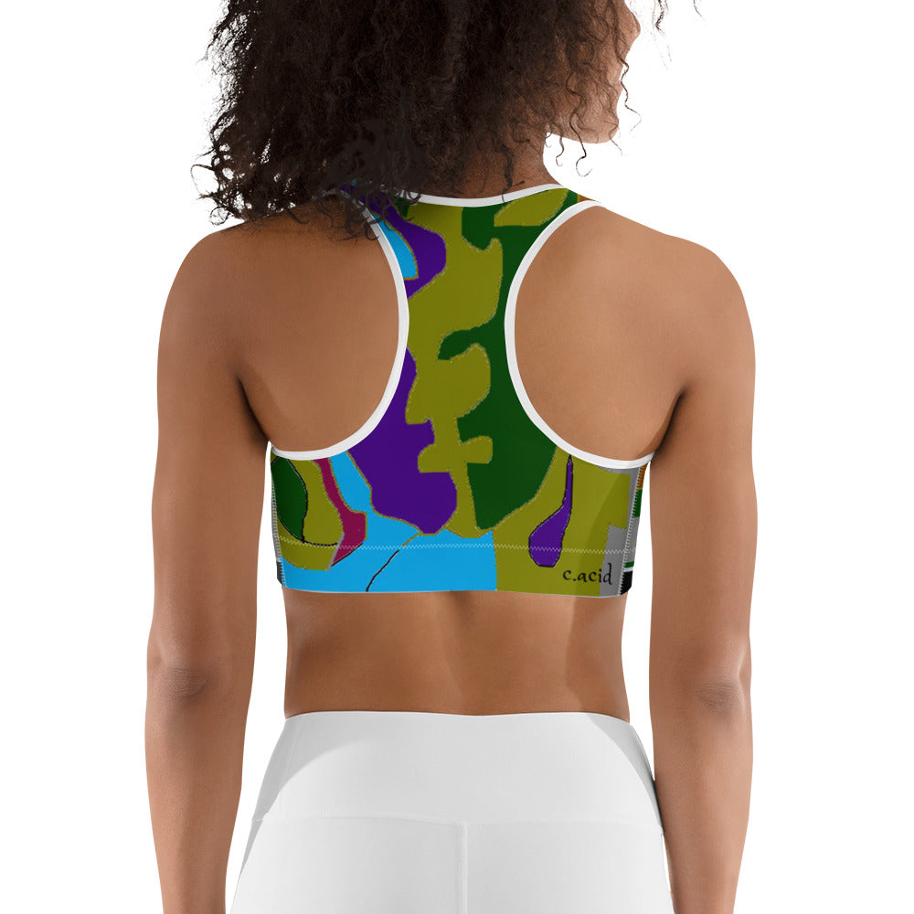 Sports bra  designed by c. acid