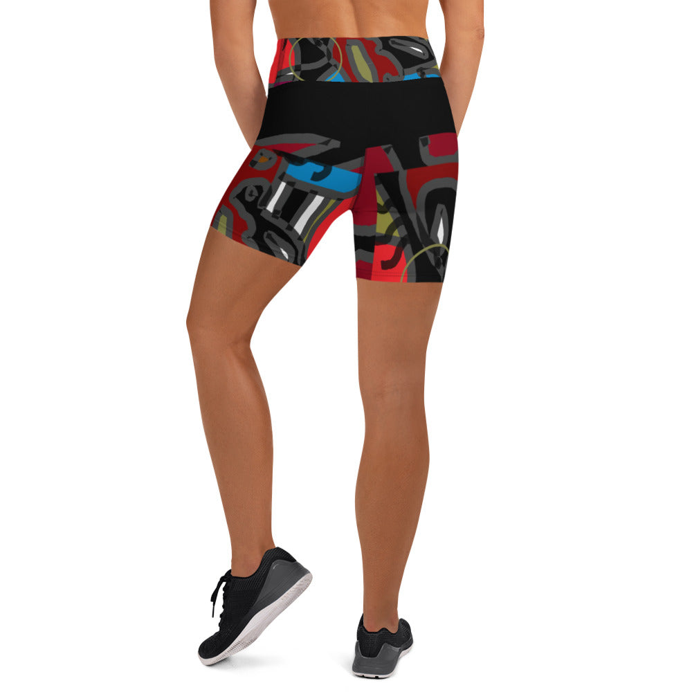 Yoga Shorts designed by c. acid