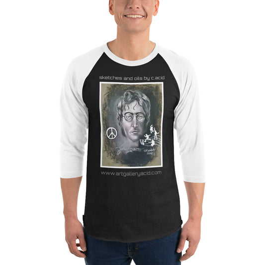 3/4 sleeve raglan shirt...John #2....designed by c. acid