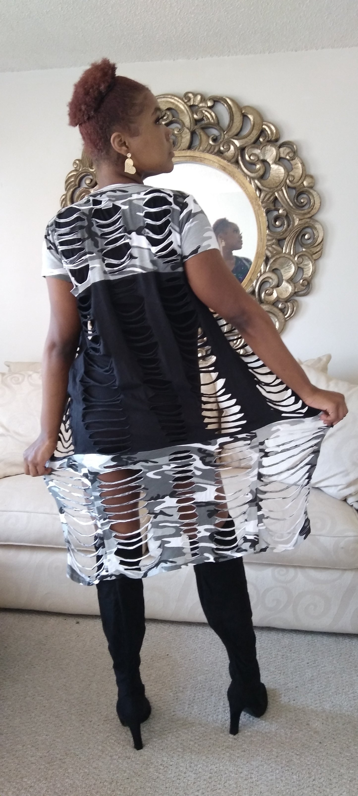 SHRED.... SHORT SLEEVE... CAMO..FULL LENGTH