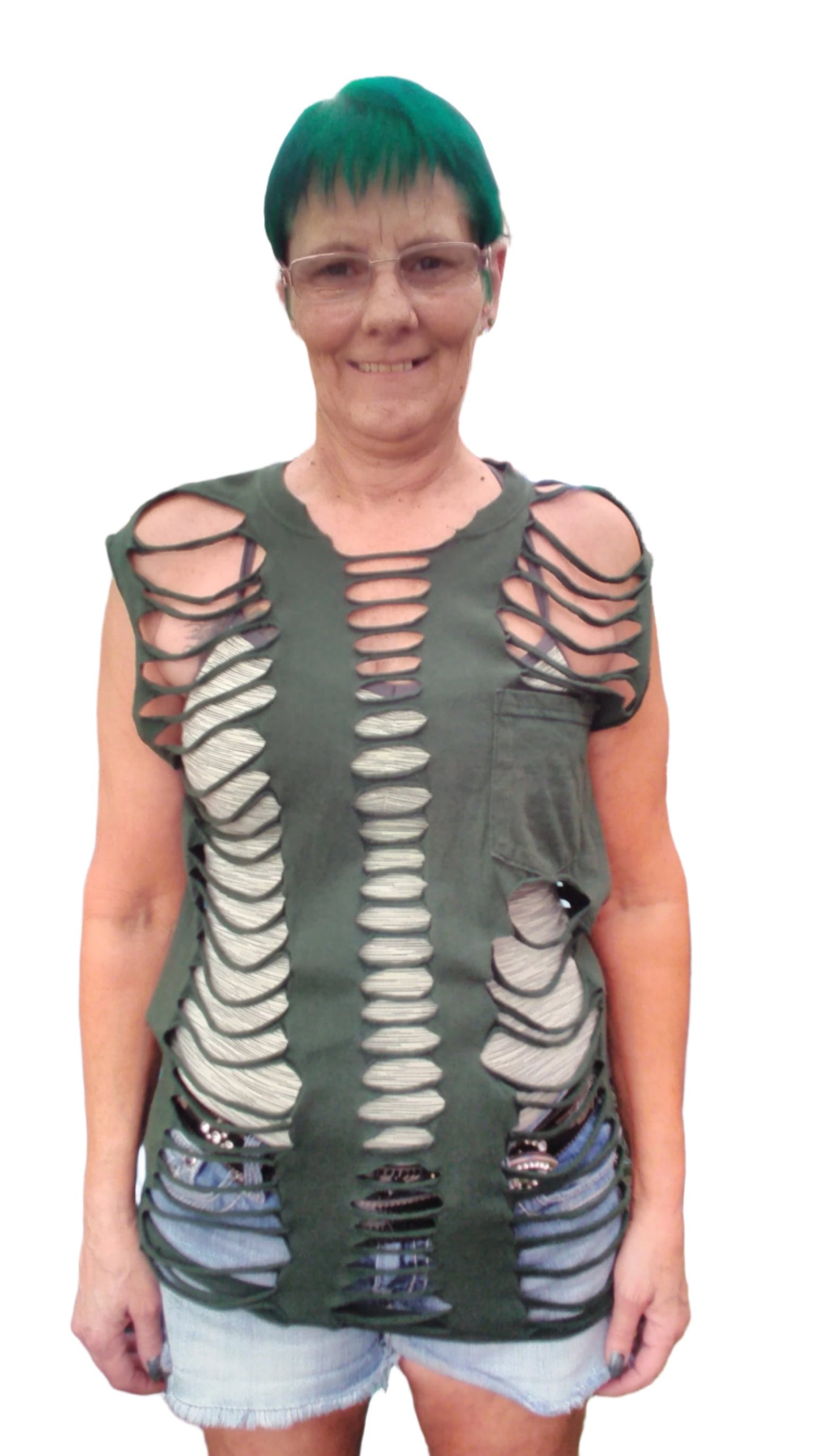 shred...top....no sleeves