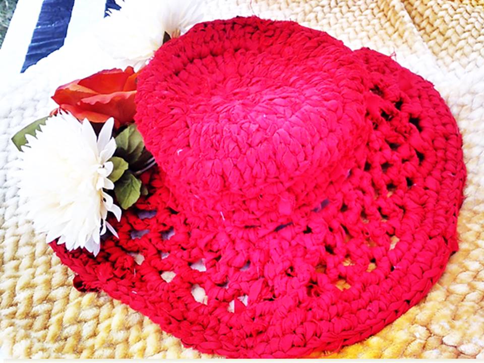 HAT....Ruby Red...collectors...SOLD!