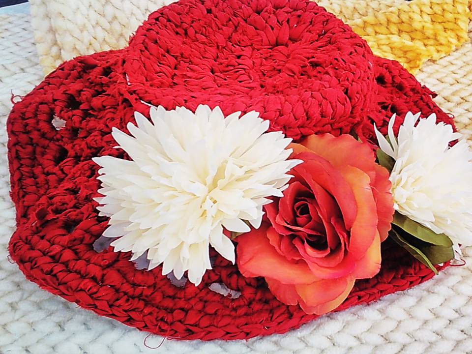 HAT....Ruby Red...collectors...SOLD!