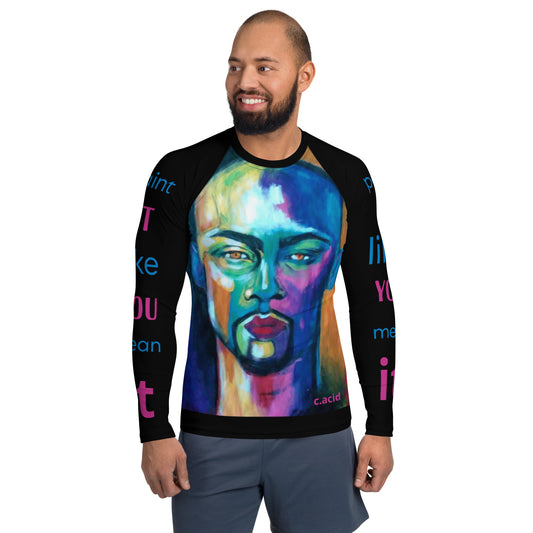 Men's Rash Guard..c.acid design