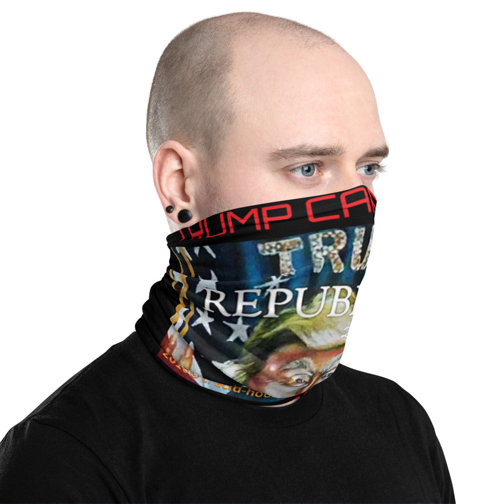Neck Gaiter....TRUMP CARD PLAYA...caricature...designed by c. acid