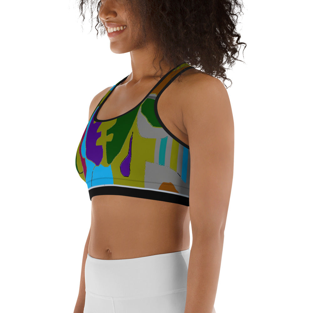 Sports bra  designed by c. acid