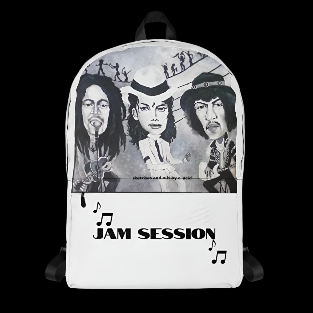Backpack designed by c. acid