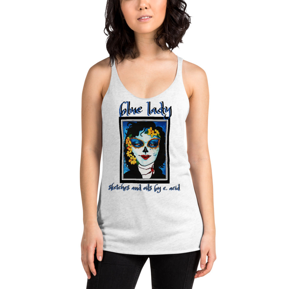 Women's Racerback Tank designed by c. acid