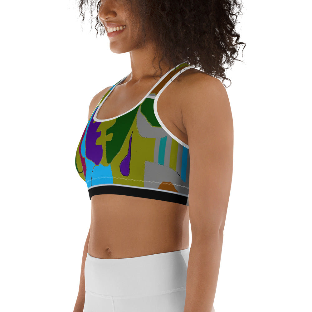 Sports bra  designed by c. acid