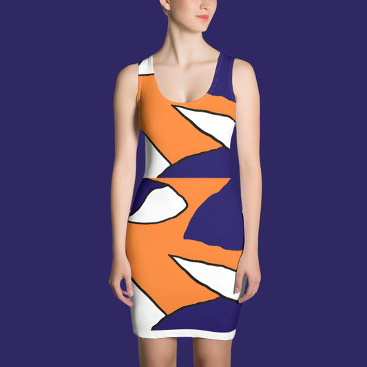 Sublimation Cut & Sew Dress designed by c. acid