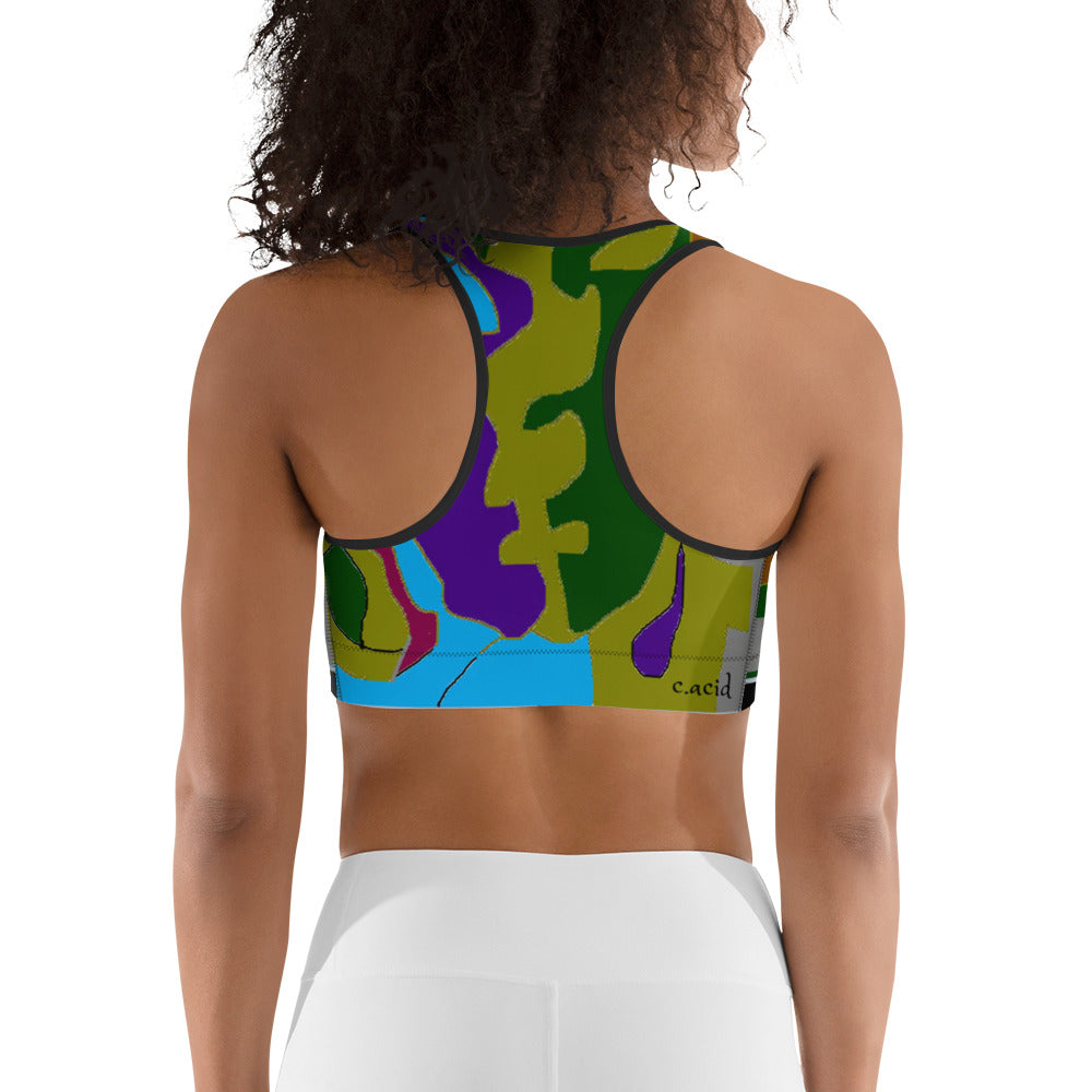 Sports bra  designed by c. acid