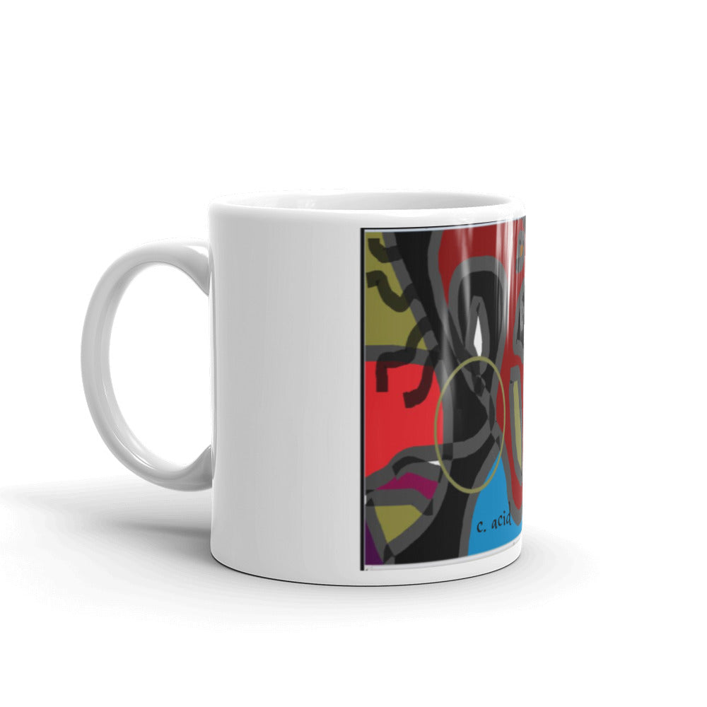 Mug designed by c. acid