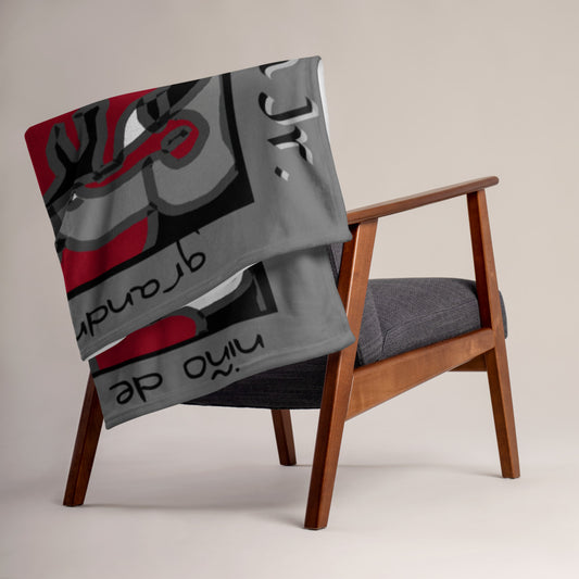 Throw Blanket PERSONALIZED BLANKET designed by c. acid