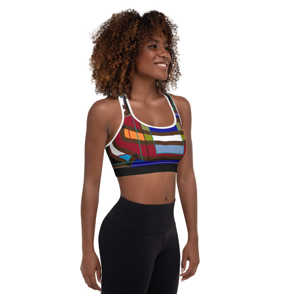 Padded Sports Bra designed by c. acid