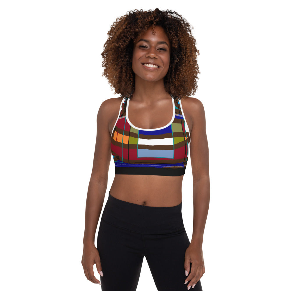 Padded Sports Bra designed by c. acid