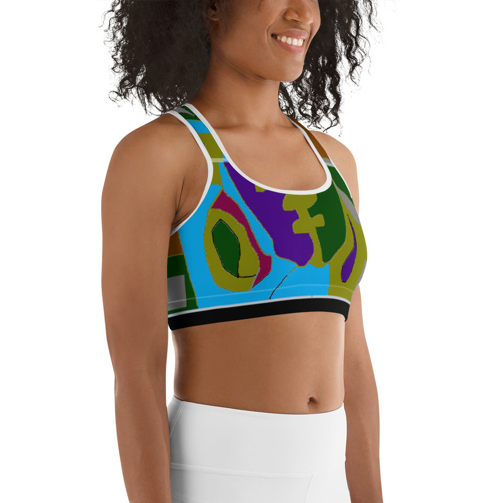 Sports bra  designed by c. acid