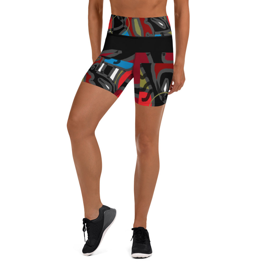 Yoga Shorts designed by c. acid
