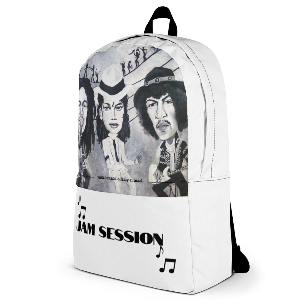 Backpack designed by c. acid