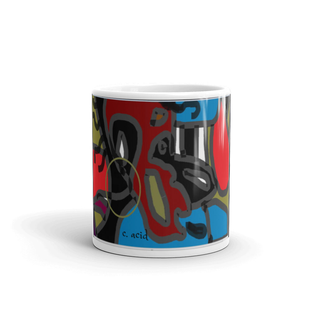 Mug designed by c. acid