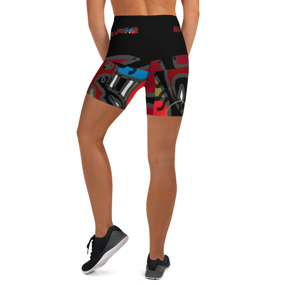 Yoga Shorts designed by c. acid