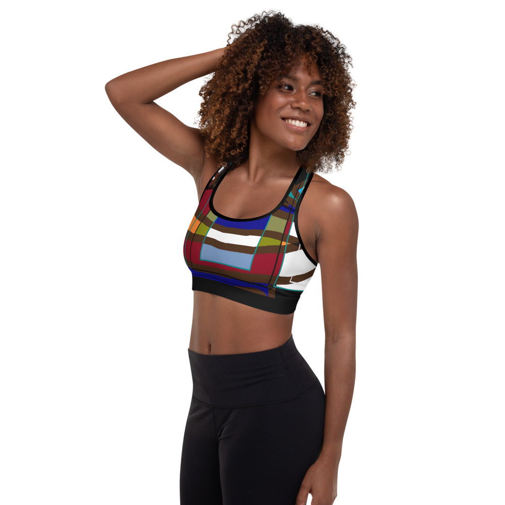Padded Sports Bra designed by c. acid