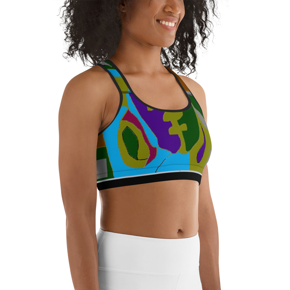 Sports bra  designed by c. acid